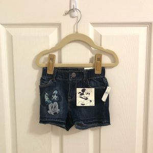 NWT Minnie Mouse denim shorts